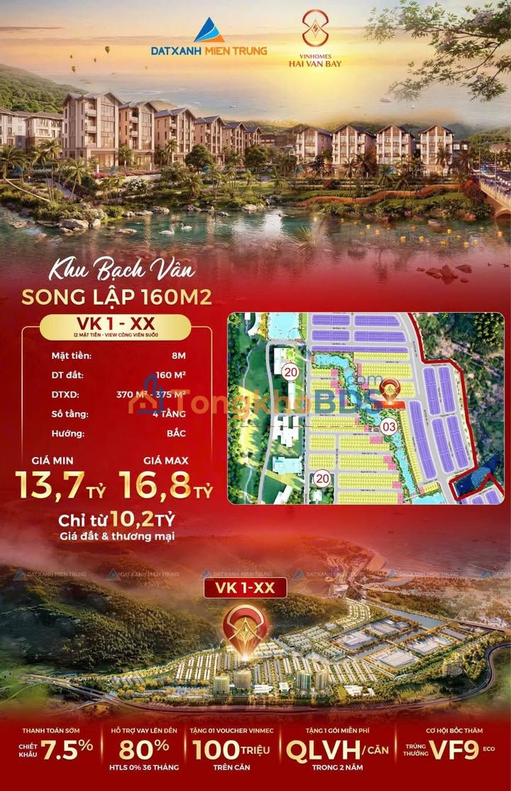 Nhà Mặt Tiền Vân Khê 1, Quảng Nam - 160m², 4 Tầng, Hướng Bắc