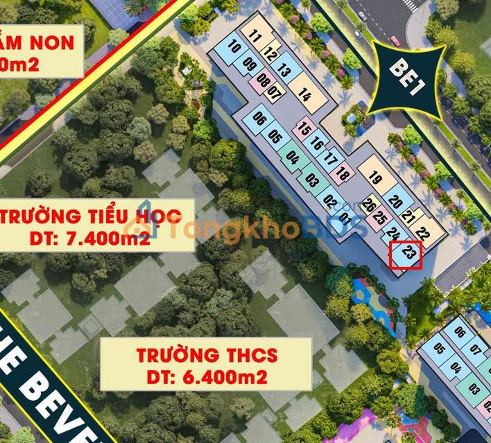 Căn hộ 2PN Vinhomes Ocean Park 74.7m² - View Nội Khu Thoáng Đãng - 48.5 Tỷ