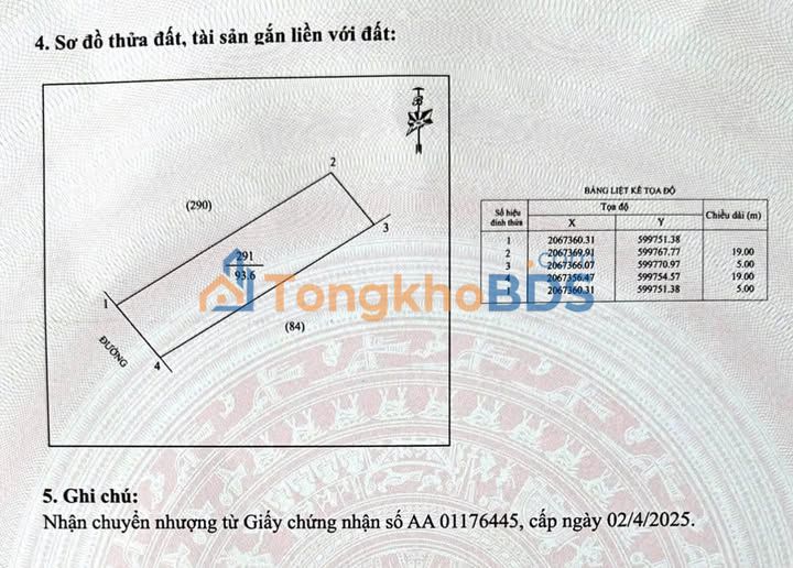 Đất Nền Hưng Lộc, Vinh 94m² - Sổ Đỏ Sẵn Sàng - Giá 4 Tỷ
