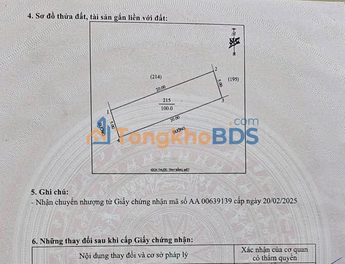 Đất nền góc mặt tiền Kim Phúc, Vinh Phú - 100m² - 3.2 tỷ