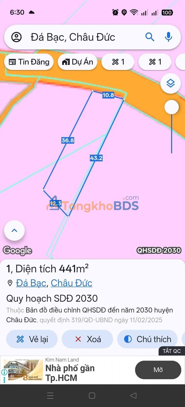 Bán Đất Vàng Xã Nghĩa Thành, Châu Đức 3768m² - Sổ Đỏ Riêng, Giá Đầu Tư 8.5 Tỷ