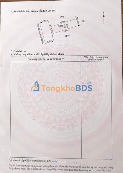 Đất mặt đường Hòa Nghĩa Dương Kinh 77m² 2 tỷ - Sổ đỏ chính chủ