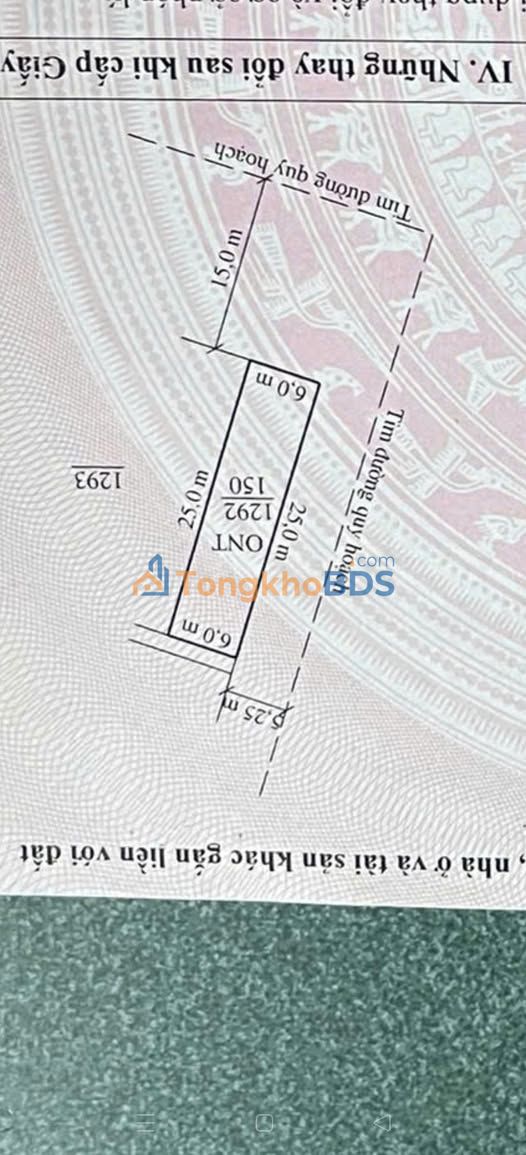 Đất nền 150m² mặt đường Ninh Nhân, Quảng Xương - Sổ đỏ sẵn sàng giao dịch