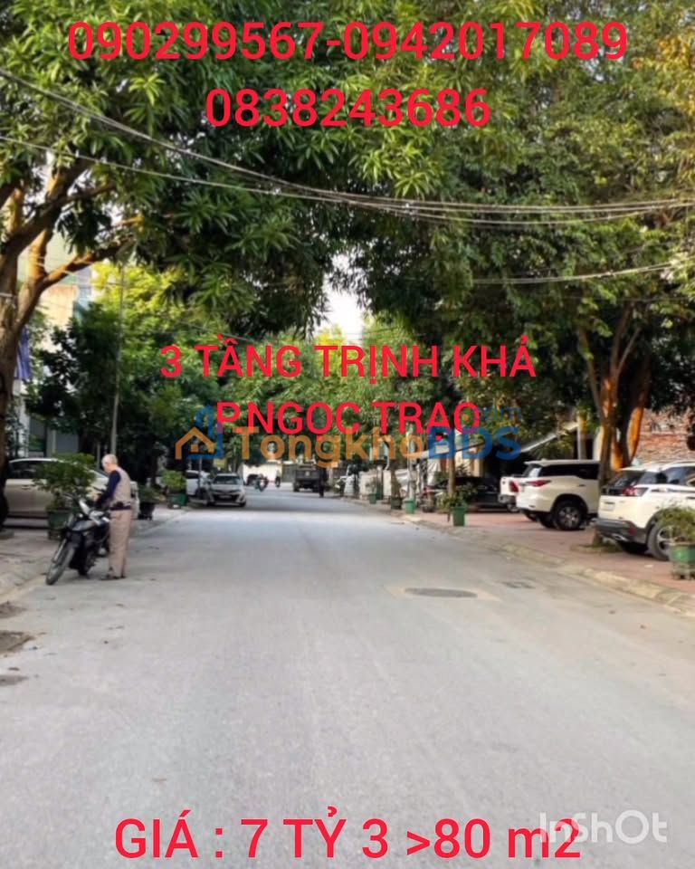 Bán Nhà 3 Tầng Mặt Tiền 4m Trung Tâm Thanh Hóa - 7.3 Tỷ