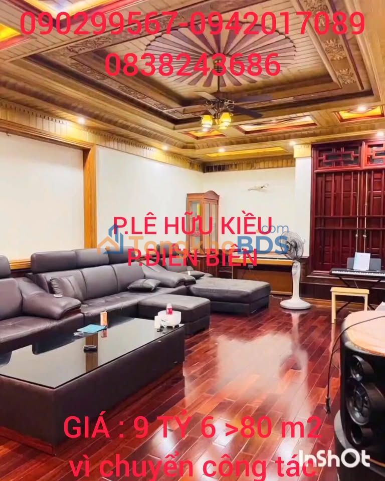 Nhà 5 Tầng Mặt Tiền 5m Lê Hữu Kiều, Thanh Hóa - 9.6 Tỷ