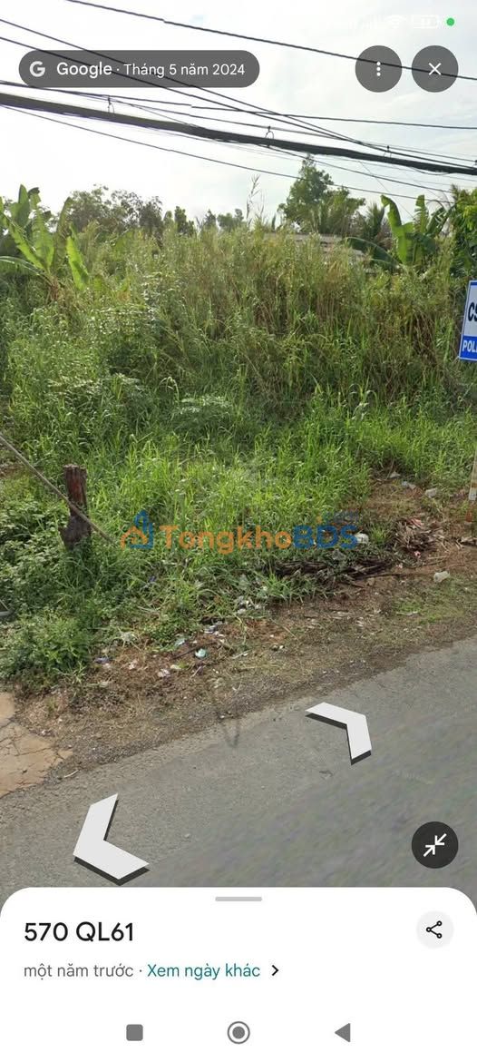 Đất mặt tiền QL61 Tân Bình 238m² 1.1 tỷ - Sổ đỏ chính chủ