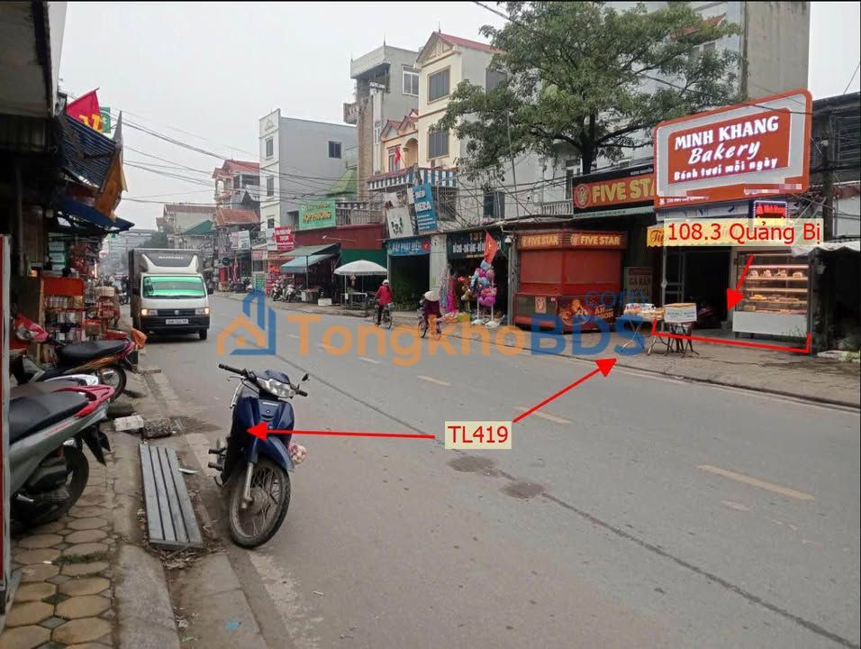 Nhà 3 Tầng Mặt Đường TL419 Chương Mỹ - Kinh Doanh Đỉnh Cao 108.3m²