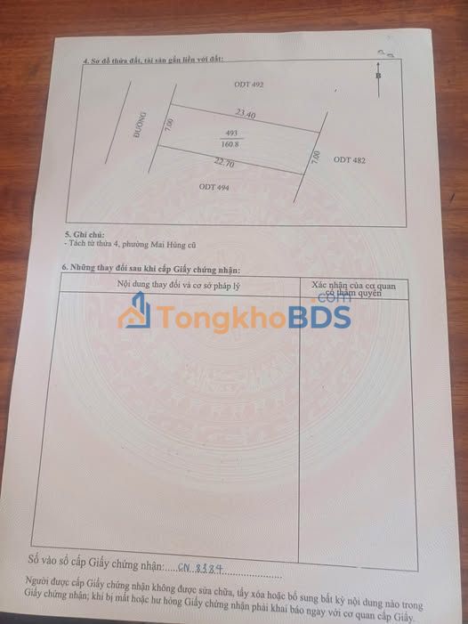 Bán đất Tổ Dân Phố Tiền Phong, Nghi Sơn 161m² - Sổ đỏ sẵn sàng