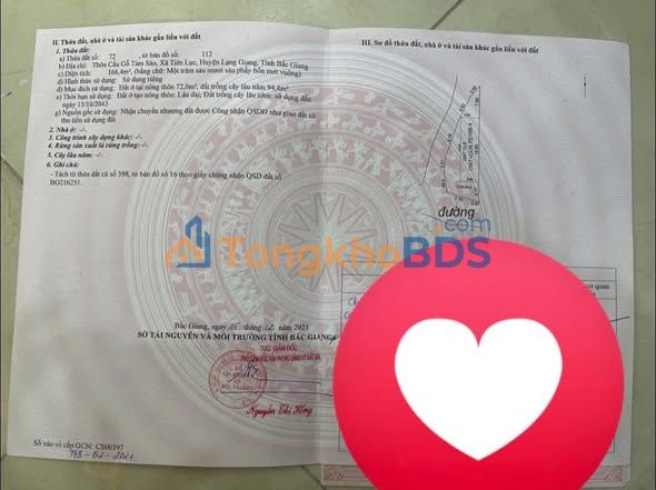 Bán Gấp 2 Lô Đất Vàng Bắc Giang - Giá Chỉ Từ 6xx Triệu