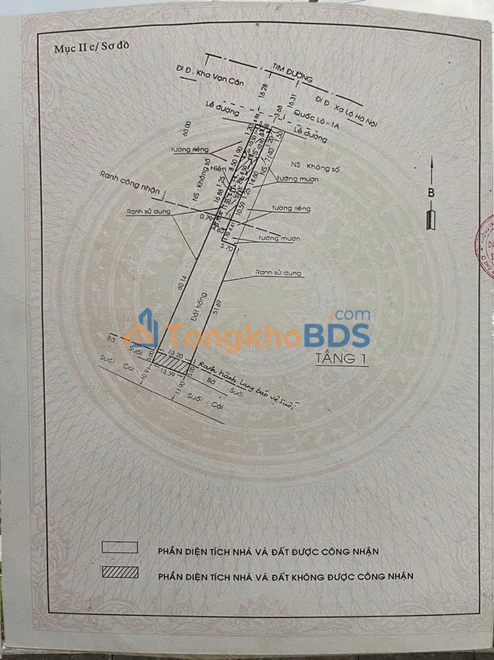 Nhà trọ MT QL1A Thủ Đức 1600m² - Vừa ở vừa kinh doanh