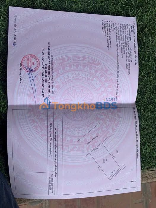 Đất Tái Định Cư 300m² Mặt Tiền 12m - Phường Hồng Tiến, TP Phổ Yên