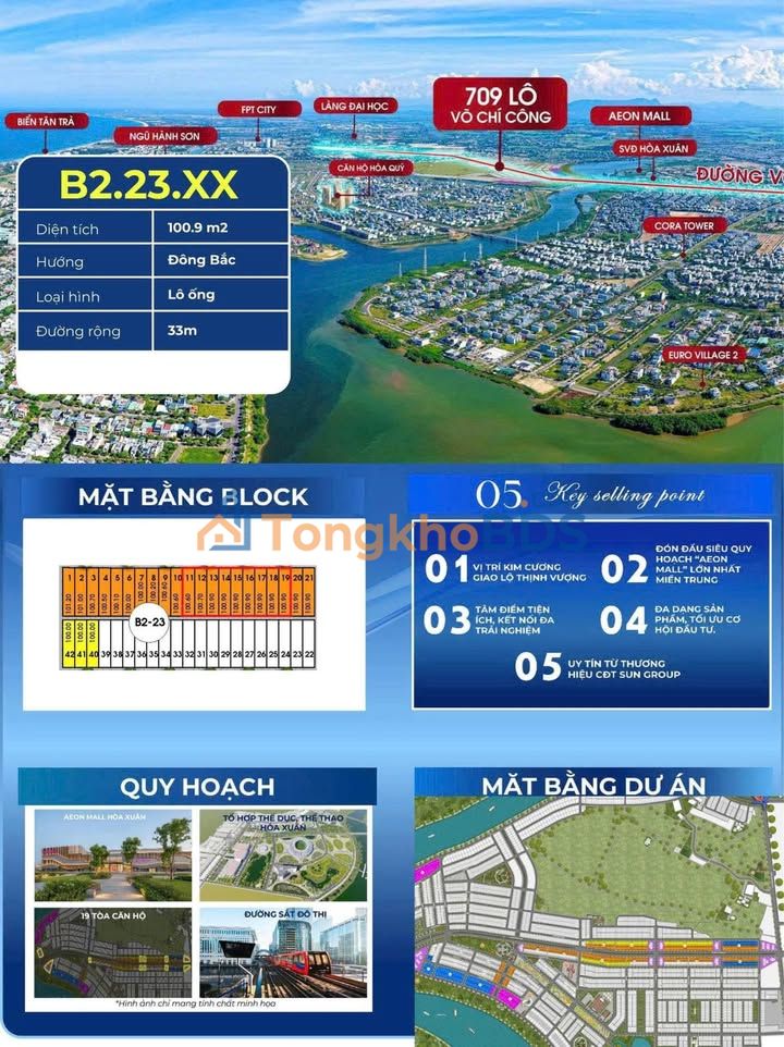 Đất nền Võ Chí Công Đà Nẵng 100.9m² - Kinh doanh sinh lời cực tốt