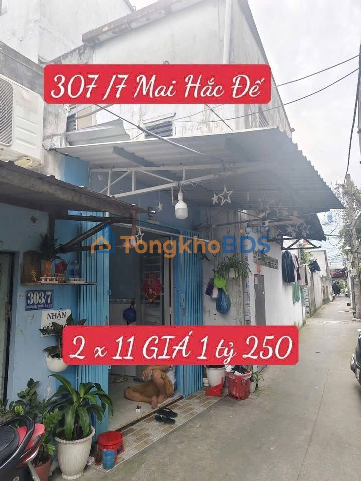 Nhà Phường 15 Quận 8 - Ngang 2m, 1.25 Tỷ - Hẻm Thông Rộng 3m