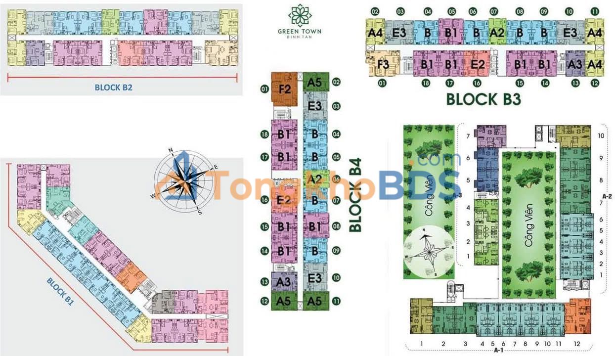 Cho Thuê Căn Góc Green Town Bình Tân 80m² Giá 12 Triệu - Tiện Ích Đủ Đầy