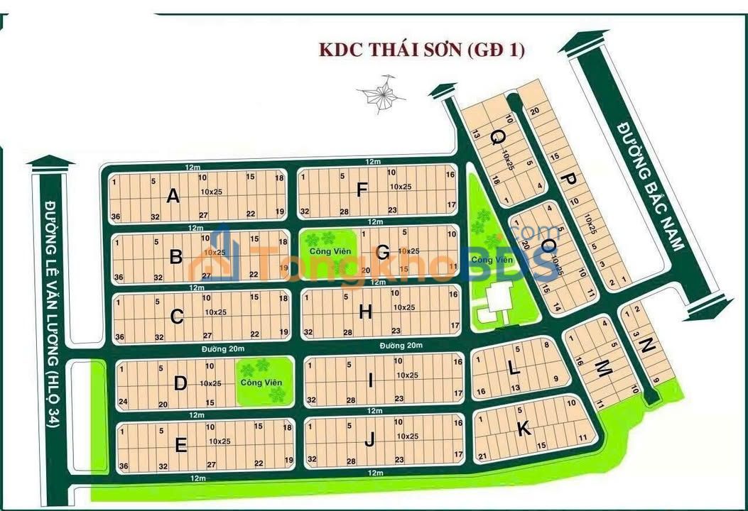 Bán Gấp Lô Góc KDC Thái Sơn, Q1 - 253.7m² - Giá 18 Tỷ