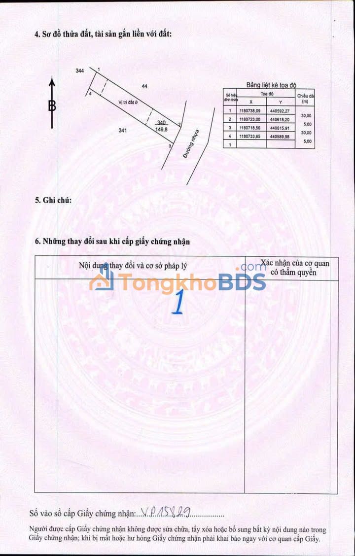 Đất Vàng 150m² Kim Long, Châu Đức - Sổ Đỏ, Giá 450 Triệu F0