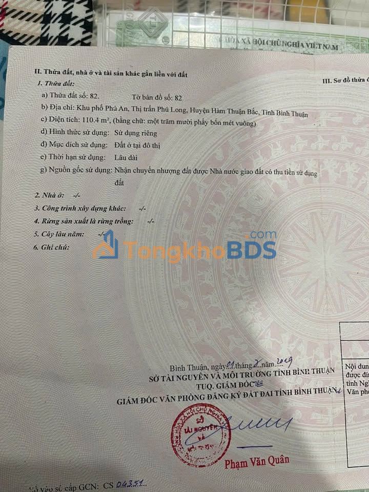 Bán Nhà Cấp 4 Phan Thiết 110m² - Gần Trường Mẫu Giáo Phú Long