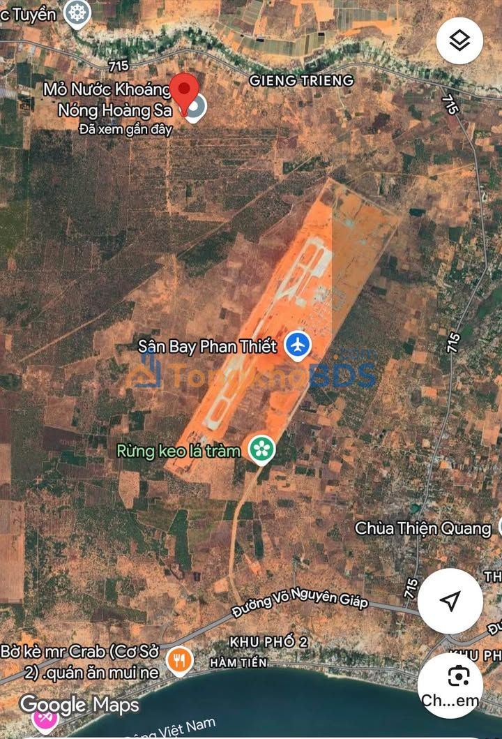 Đất Nền Góc 2MT Hàm Thuận Bắc, Bình Thuận - 1320m² Giá Đầu Tư 500 Triệu