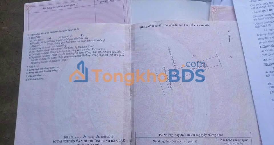 Bán Đất Ea D'Rơng, Cư M'gar 125m² - Sổ Đỏ Rõ Ràng, Sẵn Sàng Xây Dựng