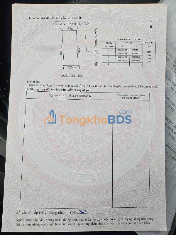 Đất nền Dương Kinh, Hải Phòng 58.7m² sổ hồng sẵn - Giá 2 tỷ xxx