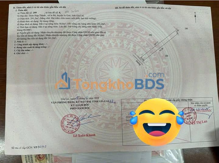 Đất Vườn Ia Grai, Gia Lai - 291m² Sổ Đỏ, Giá 319 Triệu - Gần Nhà Sư Minh Tuệ