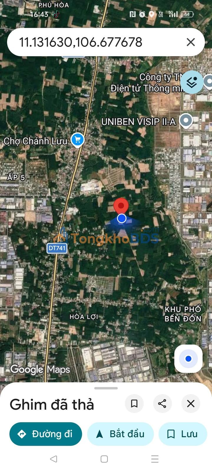 Đất nền 360m² Bến Cát, Bình Dương - Sổ đỏ sẵn sàng, giá tốt đầu tư