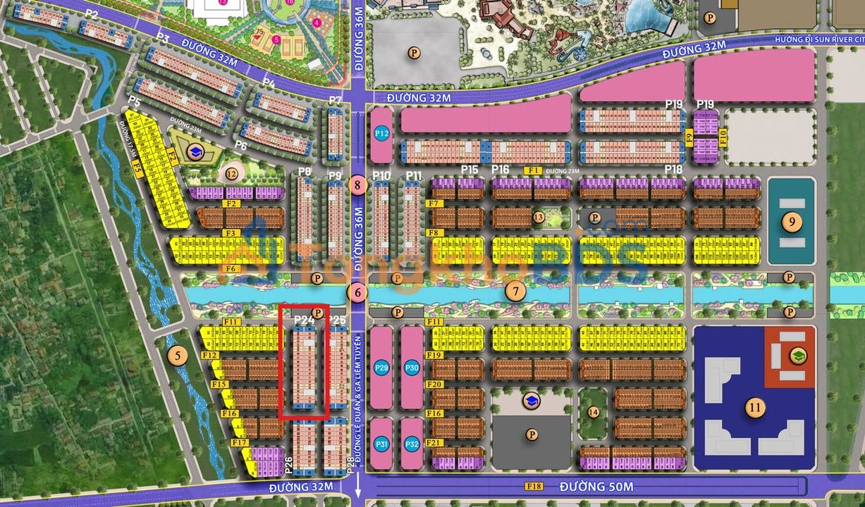 Căn hộ Sun Urban City Hà Nam 30,6m² giá 1,219 tỷ - View đẹp