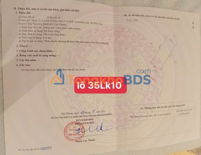 Đất nền 90m² Khu đô thị Quang Minh, Thủy Nguyên - Giá F0, Vị trí đắc địa