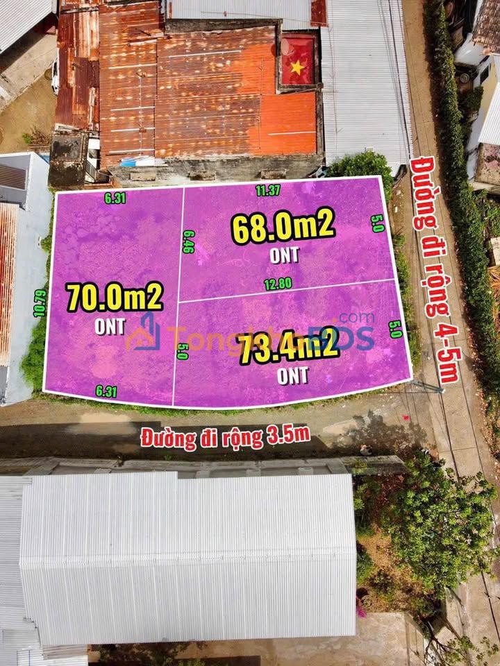 Đất Diên Toàn Diên Khánh 70-73m² từ 1,15-1,3 tỷ - Đường ô tô thuận lợi