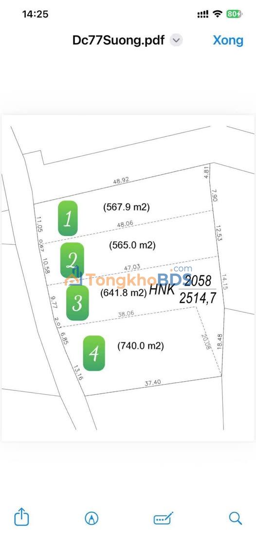 Bán đất Đắk Lắk 641.8m² giá chỉ 650 triệu - Sổ đỏ chính chủ