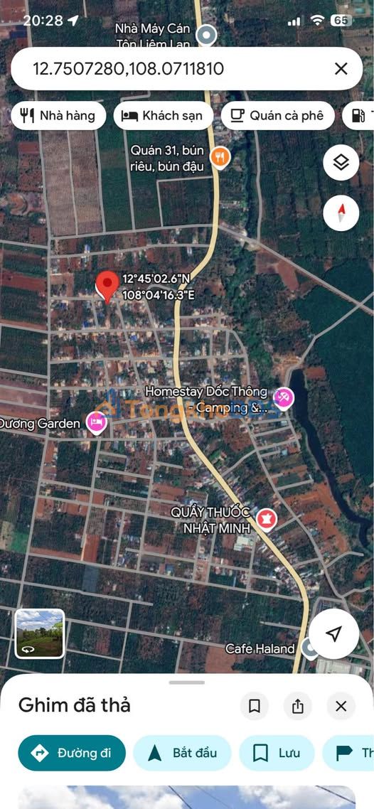 Đất nền Cư Êbur TL8 283m² 1.2 tỷ - Đường ô tô rộng