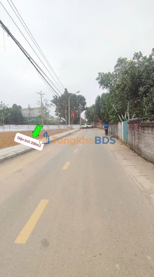 Đất nền Hòa Lạc 200m² (2 lô) - Sổ đỏ sẵn, giá 4 tỷ