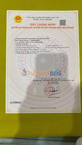 Đất vườn Quang Thuận 5.000m² 350 triệu - Sổ hồng rõ ràng