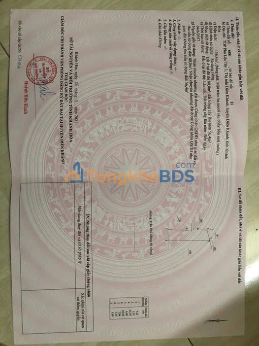 Đất nền Trần Phú Diên Khánh 136m² giá 4.2 tỷ - Sổ đỏ chính chủ