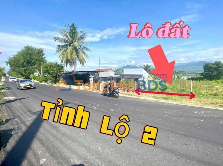 Đất mặt tiền Tỉnh lộ 2, Diên Khánh - 91m² giá 1.3 tỷ, kinh doanh sinh lời
