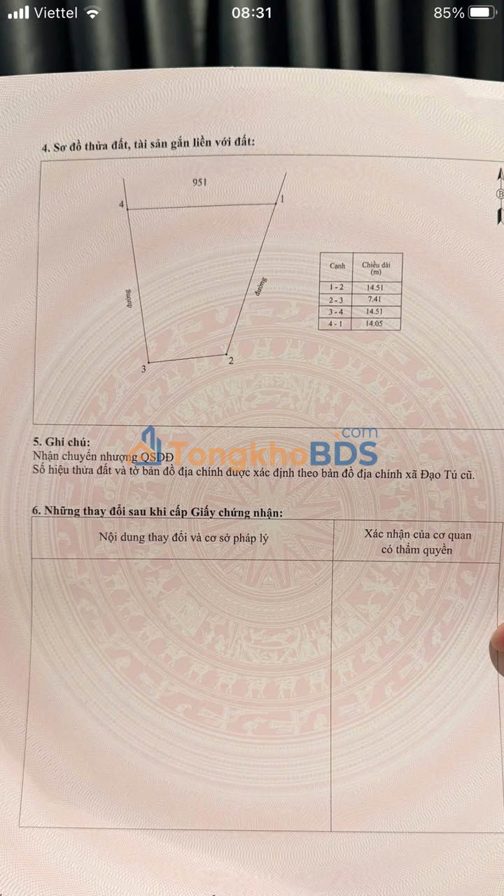 Đất Vĩnh Phúc 80m² Sổ Đỏ Thổ Cư - Vị Trí 3 Mặt Tiền Đắc Địa