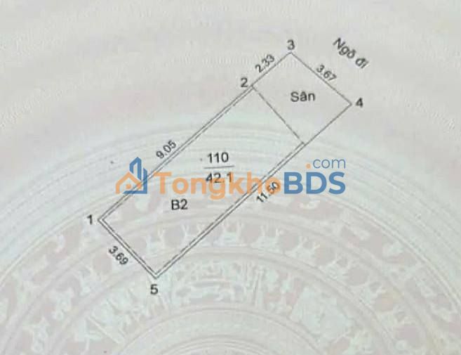 Nhà 5 Tầng Lạc Trung, Hai Bà Trưng - 43m², 11.95 Tỷ, Ô Tô Cách Nhà 20m