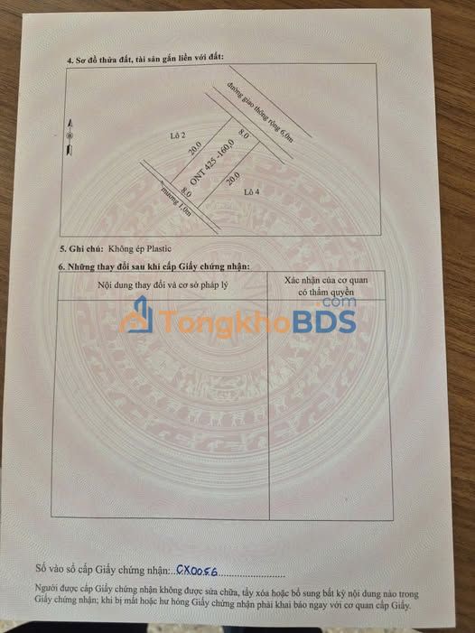 Đất Nông Cống 160m² - Mặt Tiền Đường Thông Tư, Giá Chỉ 6xx Triệu