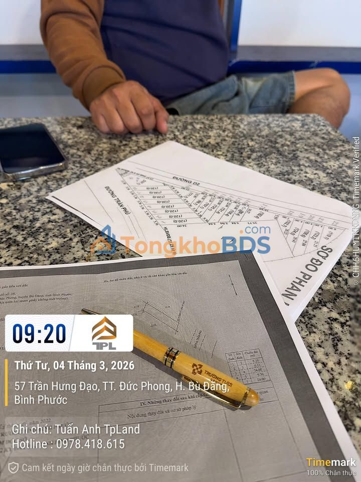 Đất Nền TT Đức Phong, Bù Đăng - 115m² Thổ Cư, Giá Chỉ 8xx Triệu
