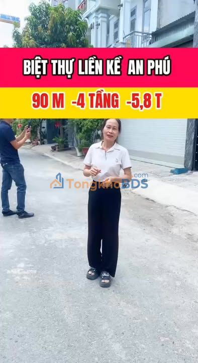 Biệt thự liền kề An Phú, Bình Dương - 98m², 4PN, 5.8 tỷ