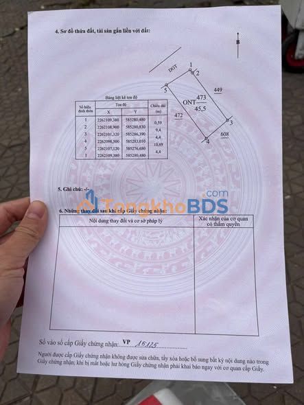 Đất nền KĐT Kỳ Đồng An Đồng 45m² - Đường ô tô 7 chỗ