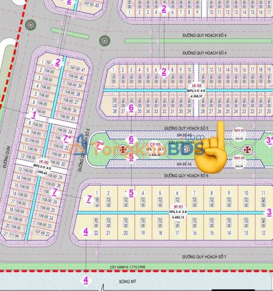 Đất nền 108m² Phù Cừ, Hưng Yên - View công viên, đường 12m xe container