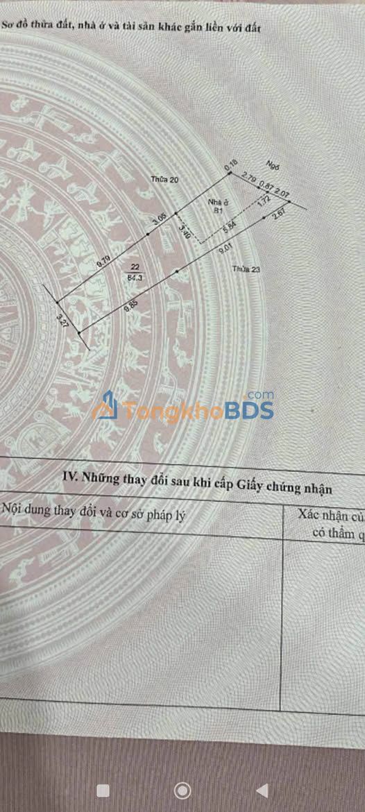 Bán đất Yết Kiêu, Hải Tân, TP.Hải Dương - 84m² ô tô vào tận nơi, giá 1.28 tỷ