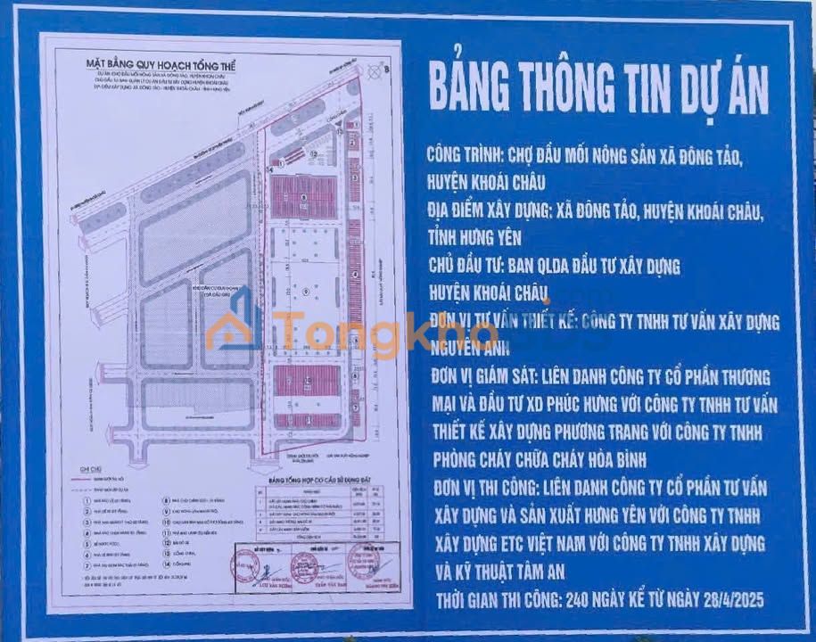 Đất nền đấu giá 90m² mặt tiền 5m đối diện chợ Đông Tảo, Hưng Yên - Giá tốt đầu tư