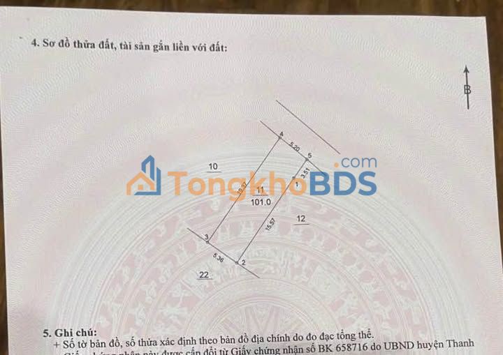 Bán đất Thanh Oai 101m² - Ngõ ô tô thông, gần QL21B