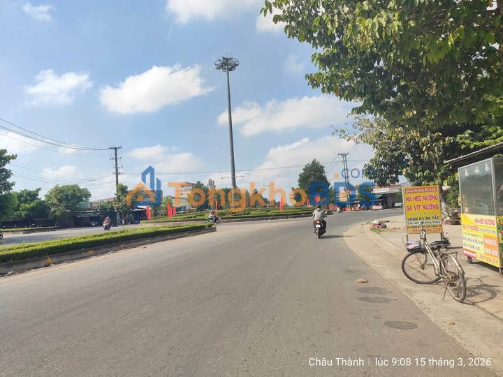 Bán Gấp Nhà Xưởng Mặt Tiền Vòng Xoay Hữu Định - 525m² Thổ Cư, Giá 9 Tỷ