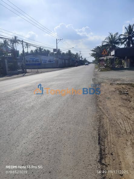 Bán Đất Mặt Tiền ĐT.882 Bến Tre 600m² Thổ Cư - Giá 1.7 Tỷ