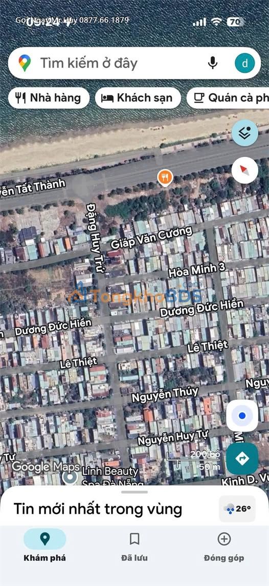 Đất nền Đặng Huy Trứ Liên Chiểu 127m² 12.5 tỷ - Sổ hồng chính chủ