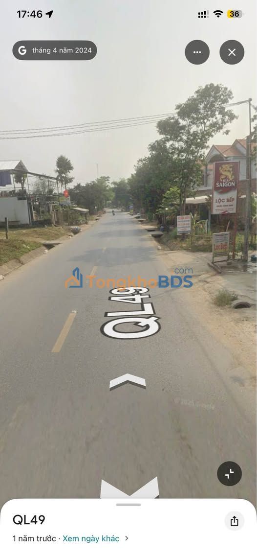 Đất Nền Mặt Tiền QL 49B Hương Thọ 200m² - Kinh Doanh/Đầu Tư Sinh Lời