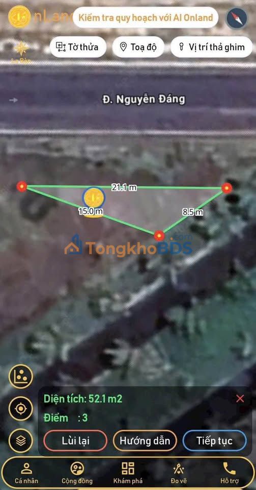 Đất nền Nguyễn Đáng Càng Long 50m² 310 triệu - Xây dựng tự do